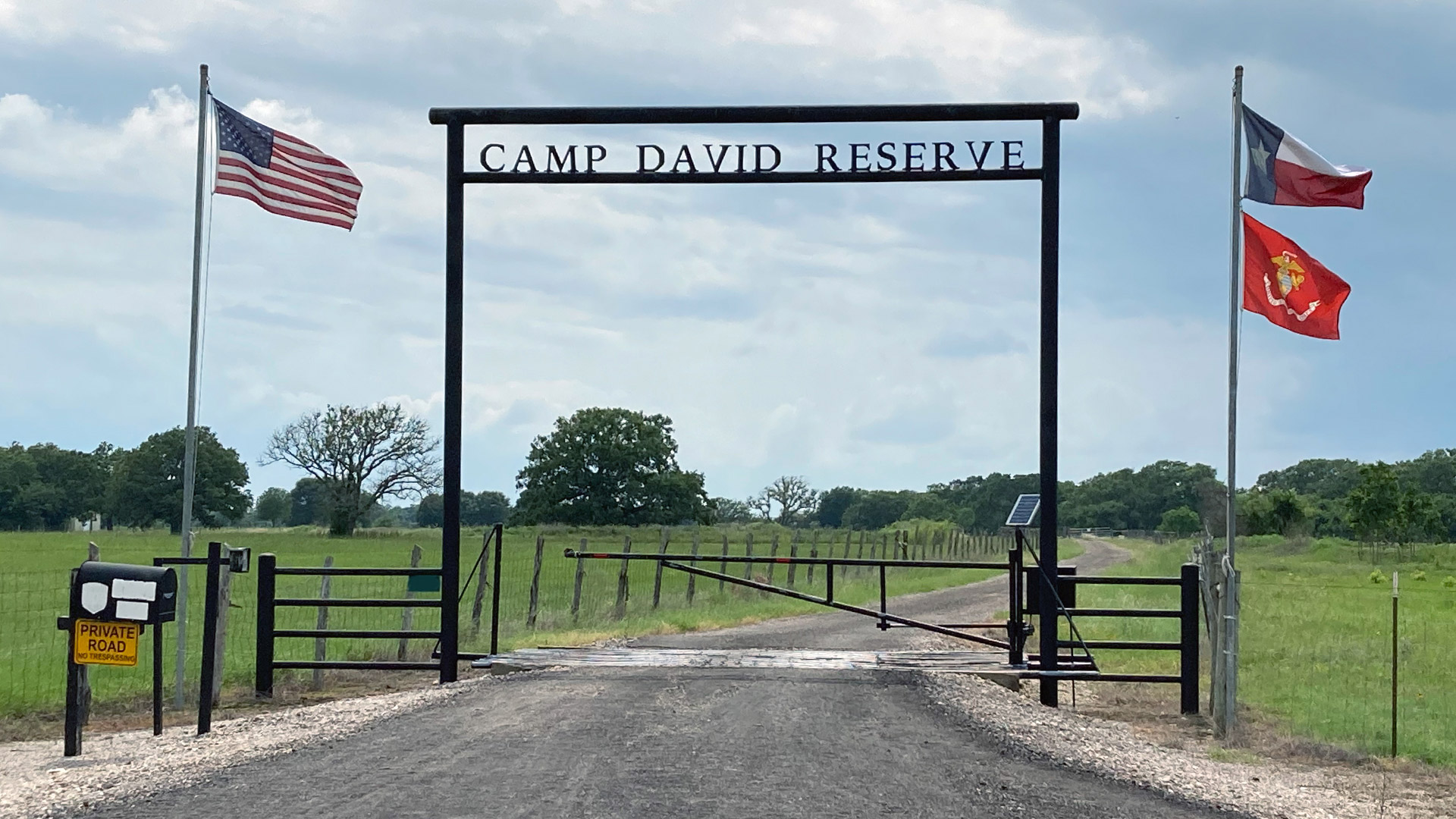 Camp David Pecan Sign